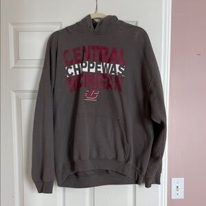 Gray Central Michigan Hoodie